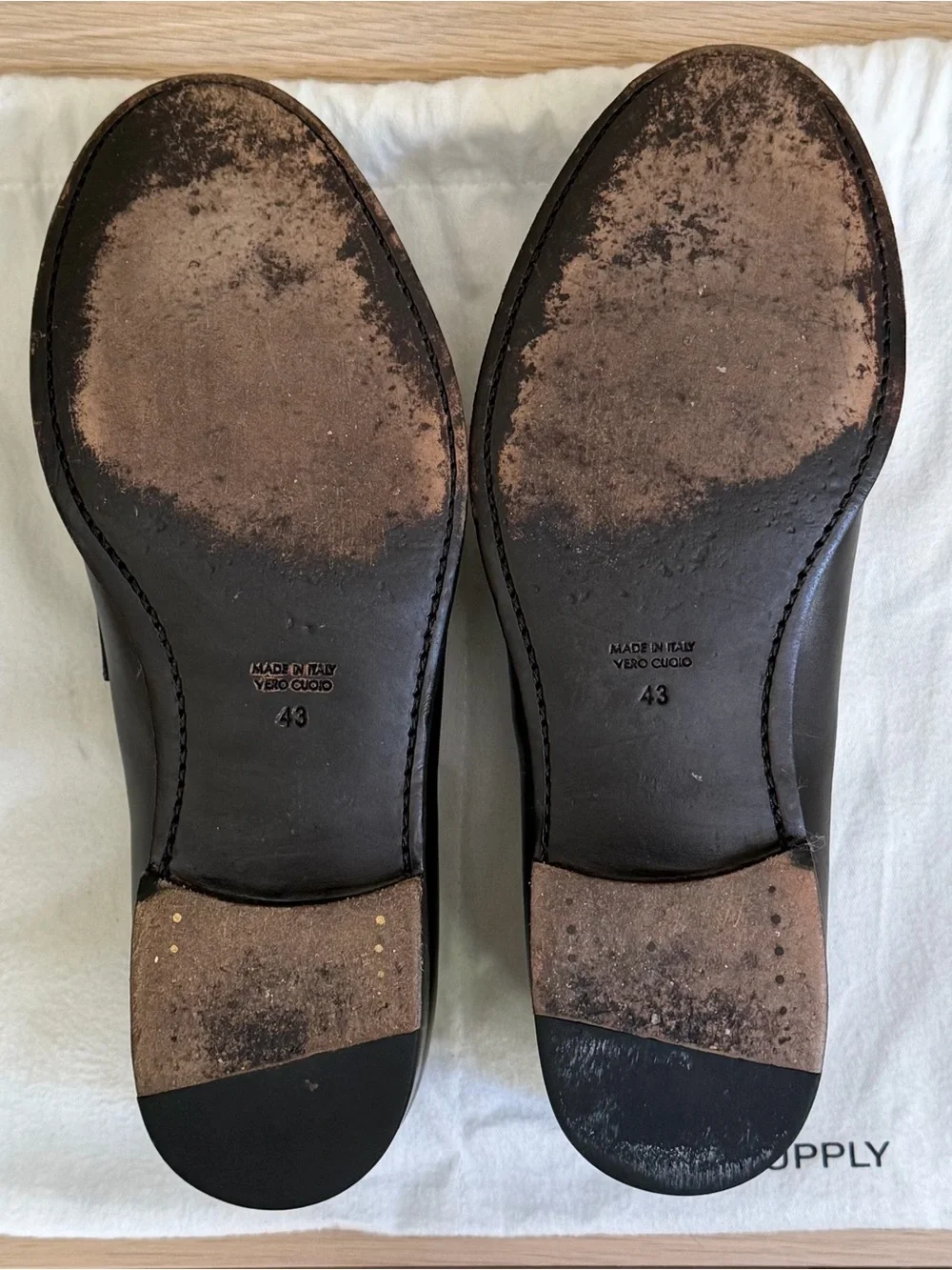 Suitsupply Black Leather Penny Loafer
